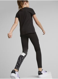 PUMA Essentials Kids Girls Animal Block Leggings  - Image 4