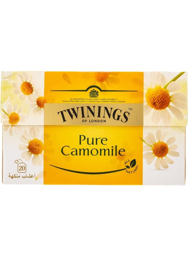 Twinings Pure Camomile Tea 20 Teabags - Image 1
