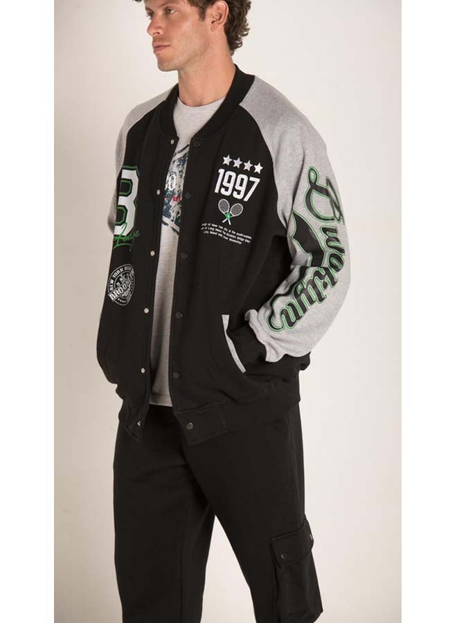 Marco Bergamo Baseball Press Buttons Jacket - Image 4