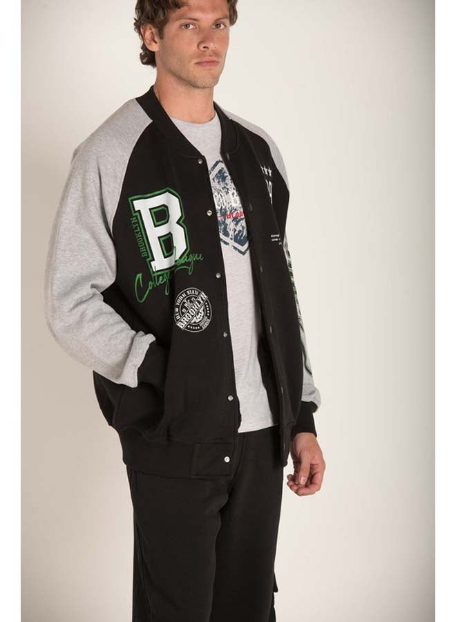 Marco Bergamo Baseball Press Buttons Jacket - Image 3