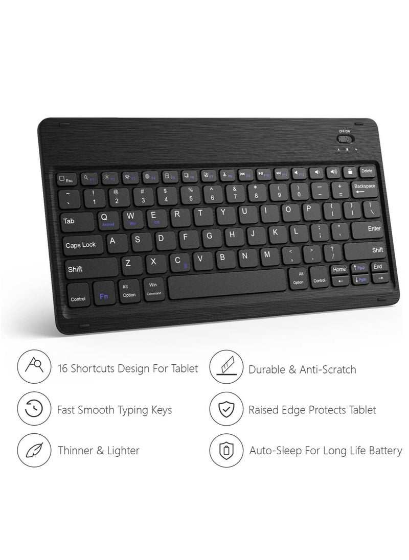 Generic - Galaxy Tab S8 Plus/ S7 Plus Keyboard Case[GALAXY TAB S8+/S7+ KEYBOARD CASE] Keyboard case for Samsung Galaxy Tab S8 Plus 12.4'' 2022 (Model: SM-X800, SM-X806, SM-X806B, SM-X806U, SM-X806N) Galaxy Tab - Image 1