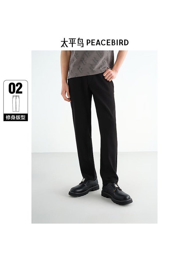 Peacebird Men's Denim Jeans Summer Casual Washed Vintage Deep Black Denim 31