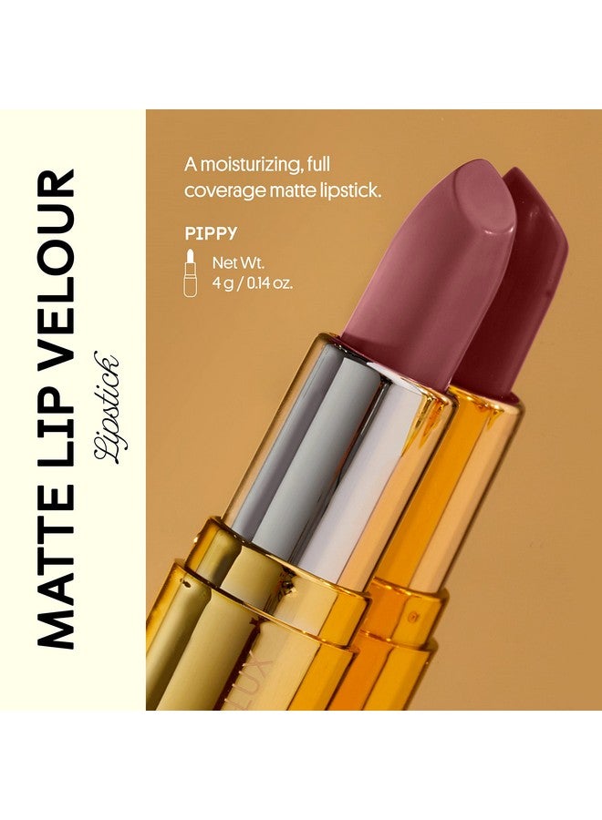 Winky Lux Matte Lip Velour, 24-Hour Long Lasting Lipstick, Hydrating With Castor Seed Oil And Vanilla For Everyday Wear. 0.14 Oz, Pippy - Image 1