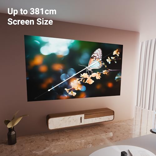 ZEBRONICS ​Zebronics Android Portable Smart Projector, 1080p Support, 3600 Lumens, 150" Screen, OTT Apps (Netflix, Prime), Miracast, WiFi, BT, HDMI, Built-in Battery, 2hr Playtime (Pixaplay 74B) (Grey) - Image 5