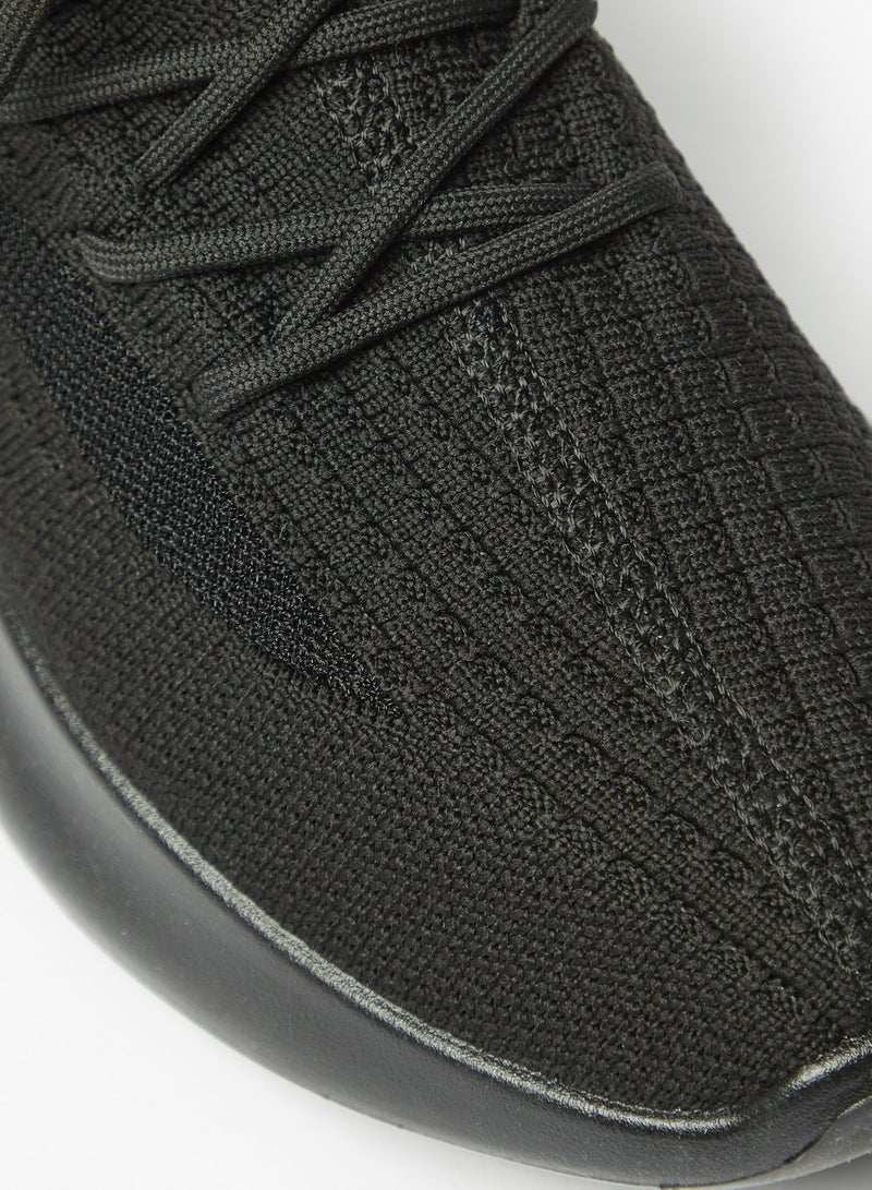 Womens Textured Lace-Up High Top Sports Shoes By Shoexpress