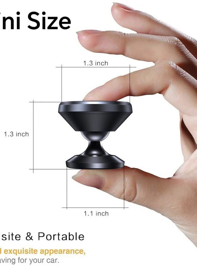 Coolpow [ 2 Pack ] Phone Magnet car Mount, [ Super Strong Magnets ] [ with 4 Metal Plate ] Phone Holder for car, [ 360° Rotation ] Universal Magnetic Mount for iPhone X / 8/7 / 6, Samsung LG Moto and More - Image 3