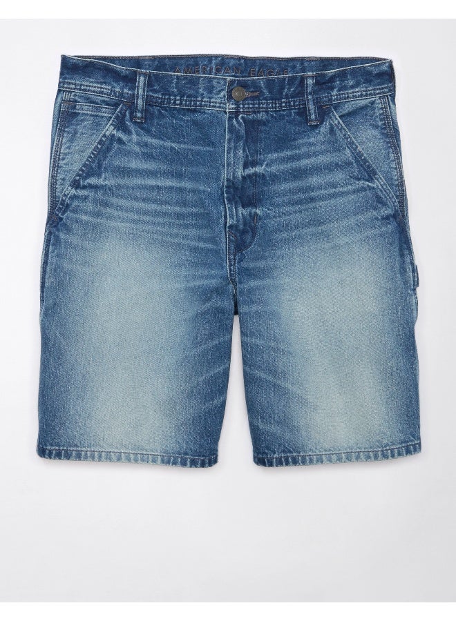 American Eagle شورت كاربنتر من الدنيم مقاس 9 بوصات AE  - Image 3