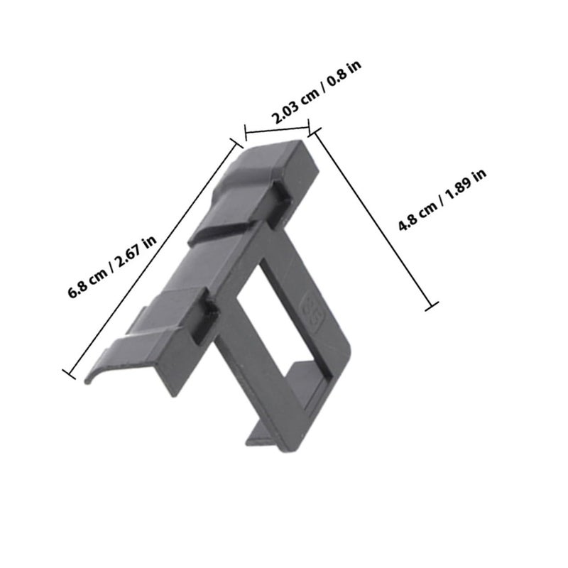 12 Pcs 40mm Solar Panel Water Guide Clips Drainage Clamps Mud Removal Accessories - Image 3