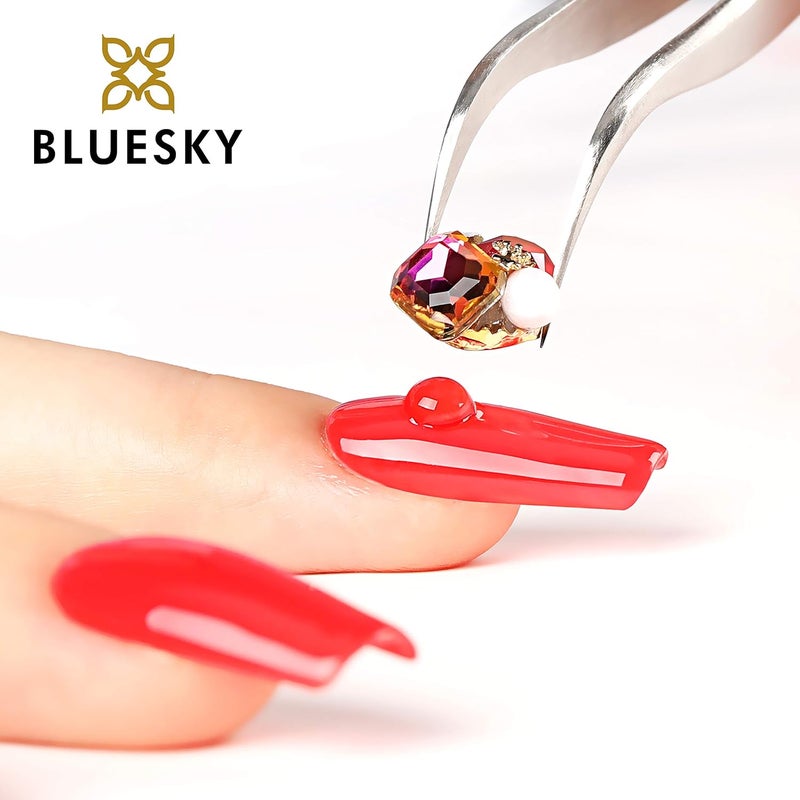 Bluesky Decor Gel Nail Art Glue for Gems, Rhinestones, Sequins, Flakes, Gel Polish, Strong Adhesive, Firm Hold, Long Lasting, Nail Art Accessories, Clear, 8g - Image 3
