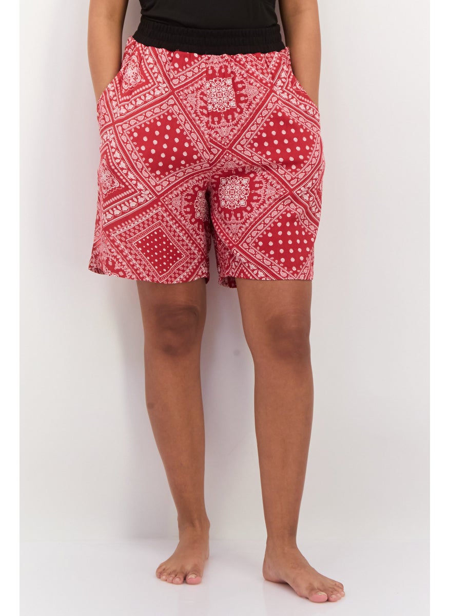 Women Allover Print Board Shorts, Red Combo - pzsku/Z4CDC5DC22181BD1CB8E1Z/45/_/1737642455/4eced925-4573-4772-b923-3c315a8b9664