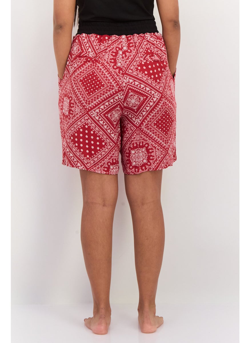 Women Allover Print Board Shorts, Red Combo - pzsku/Z4CDC5DC22181BD1CB8E1Z/45/_/1737642457/f862bf03-1ce7-414b-a2d6-0c2190103429