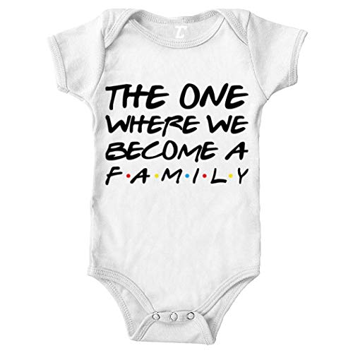 Tcombo Sitcom Parody - Funny Cute Friend Bodysuit (White, Newborn) - Image 1