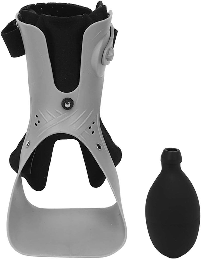 Foot Drop Brace XL Grey Adjustable Rotating Buckle - Gait Correction Ankle-Foot Orthosis for Hemiplegia Recovery Daily Home On-the-Go Use - Image 1