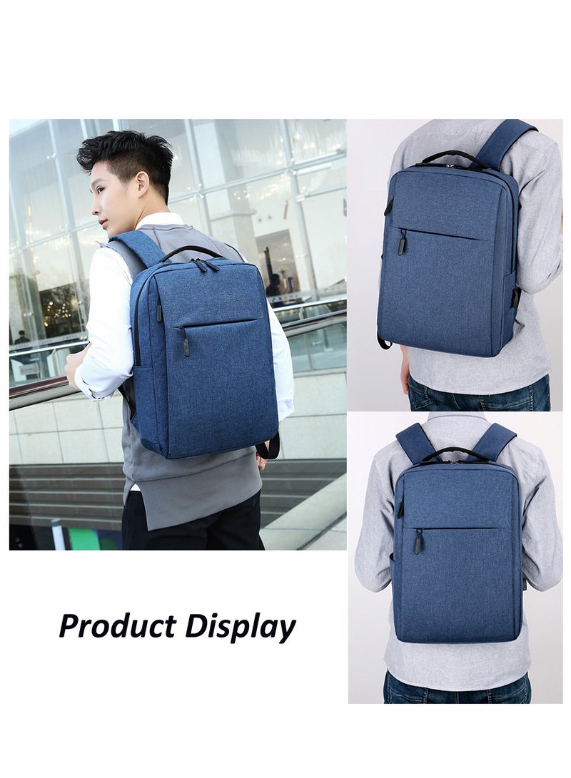 Laptop Backpack 15.6 Inch, Business Travel Backpack with USB Charging Port, Lightweight Bag for Work Study Office - Image 2