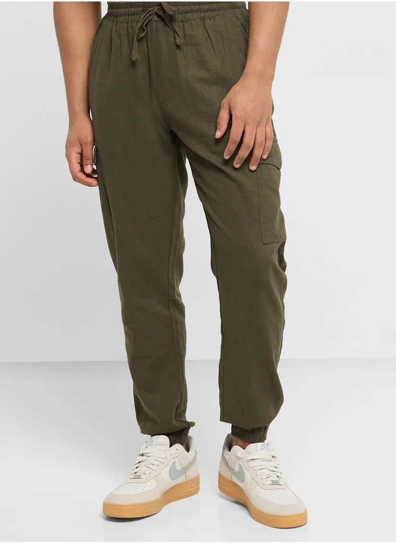 برايف سول Linen Cargo Pants