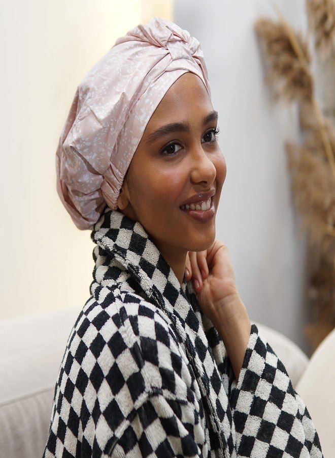 SMPL objects Reusable Shower Cap for Women Reusable Waterproof - Leakproof, Nonslip Hair Cap for Shower Flexiband - Soft, Breathable, Durable Mother’s Day Shower Caps by SMPL OBJECTS - Image 3