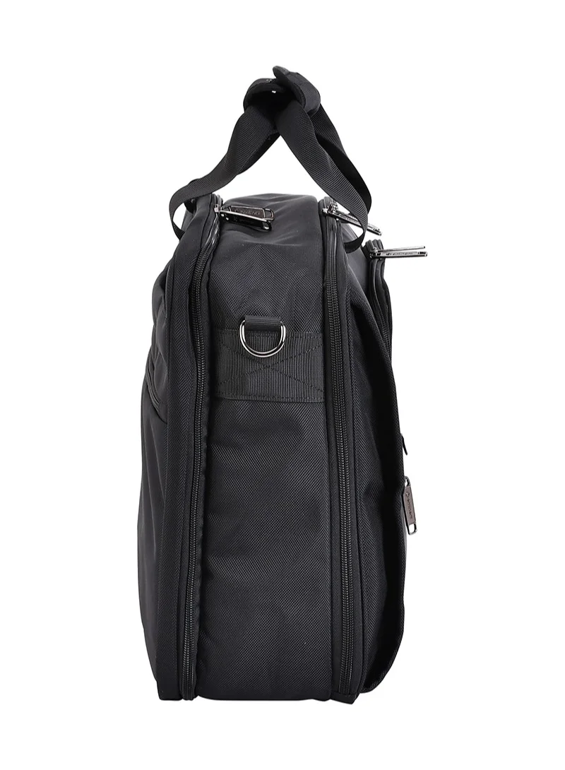 Eminent  Premium Polyester Laptop Bag 17 Inch Light Weight 180° Opening Business Laptop Case for Men Women on Travel Business V612 Black  | Best Price UAE