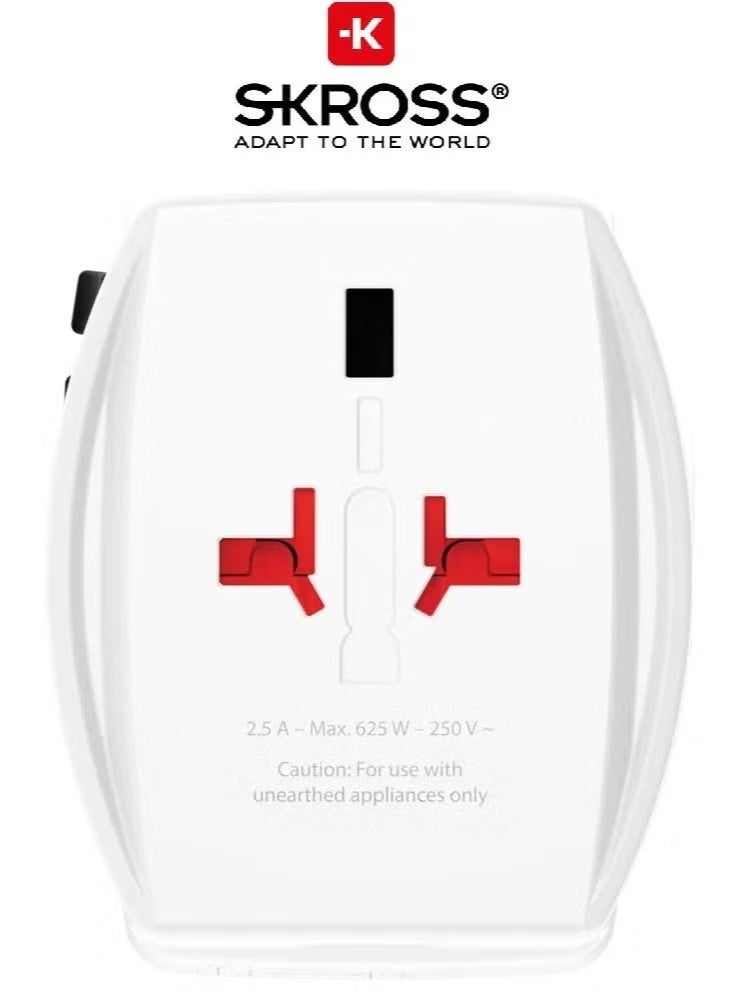 سكروس محول سفر عالمي من سكروس مع شاحن سريع USB-C وUSB-A، جاهز للكمبيوتر المحمول - Image 3