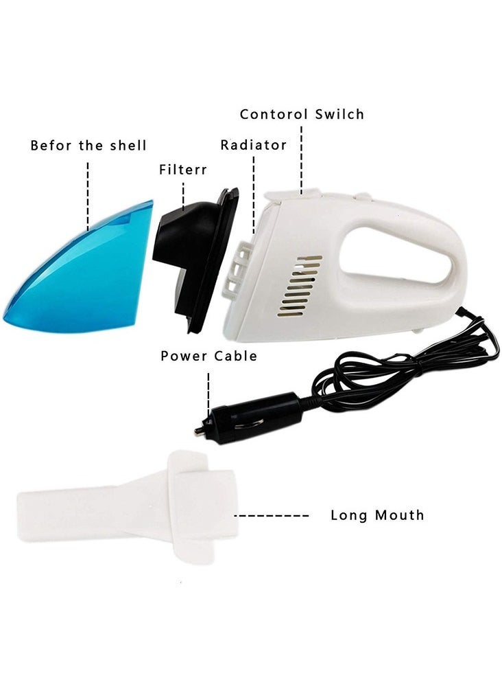 Generic - High-Power Vacuum Cleaner Portable - Dc 12 Volt , For Car (Color Blue) - Image 1