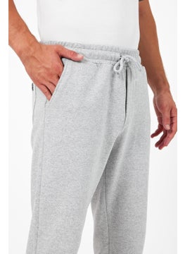 mmetalic Thick Grey Men's Sweatpants Jogger Back Pocket Elastic Leg Regular Fit Non-raised  - Image 4