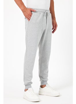 mmetalic Thick Grey Men's Sweatpants Jogger Back Pocket Elastic Leg Regular Fit Non-raised  - Image 3