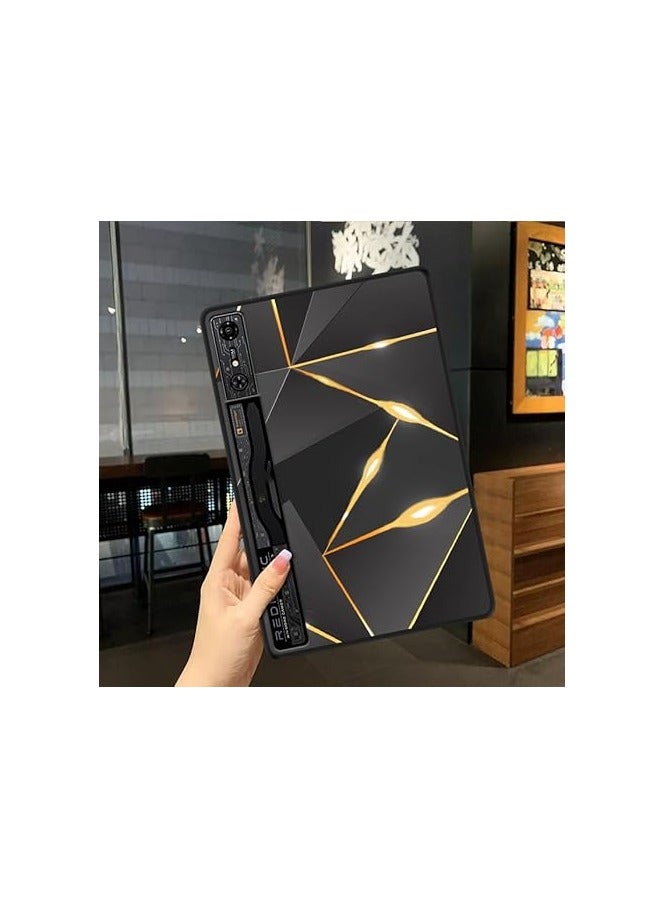 عام حافظة لجهاز ZTE Nubia Red Magic Nova بحجم 10.9 بوصة (2024)، مصنوعة من سيليكون ناعم مع زوايا四个 مغلفة تحيط بحواف الجهاز، توفر حماية ضد الصدمات والسقوط. - Image 2