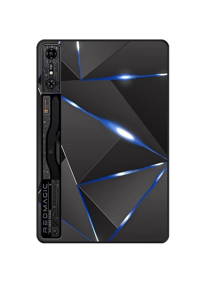 عام حافظة لجهاز ZTE Nubia Red Magic Nova بحجم 10.9 بوصة (2024)، مصنوعة من سيليكون ناعم مع زوايا四个 مغلفة تحيط بحواف الجهاز، توفر حماية ضد الصدمات والسقوط. - Image 1