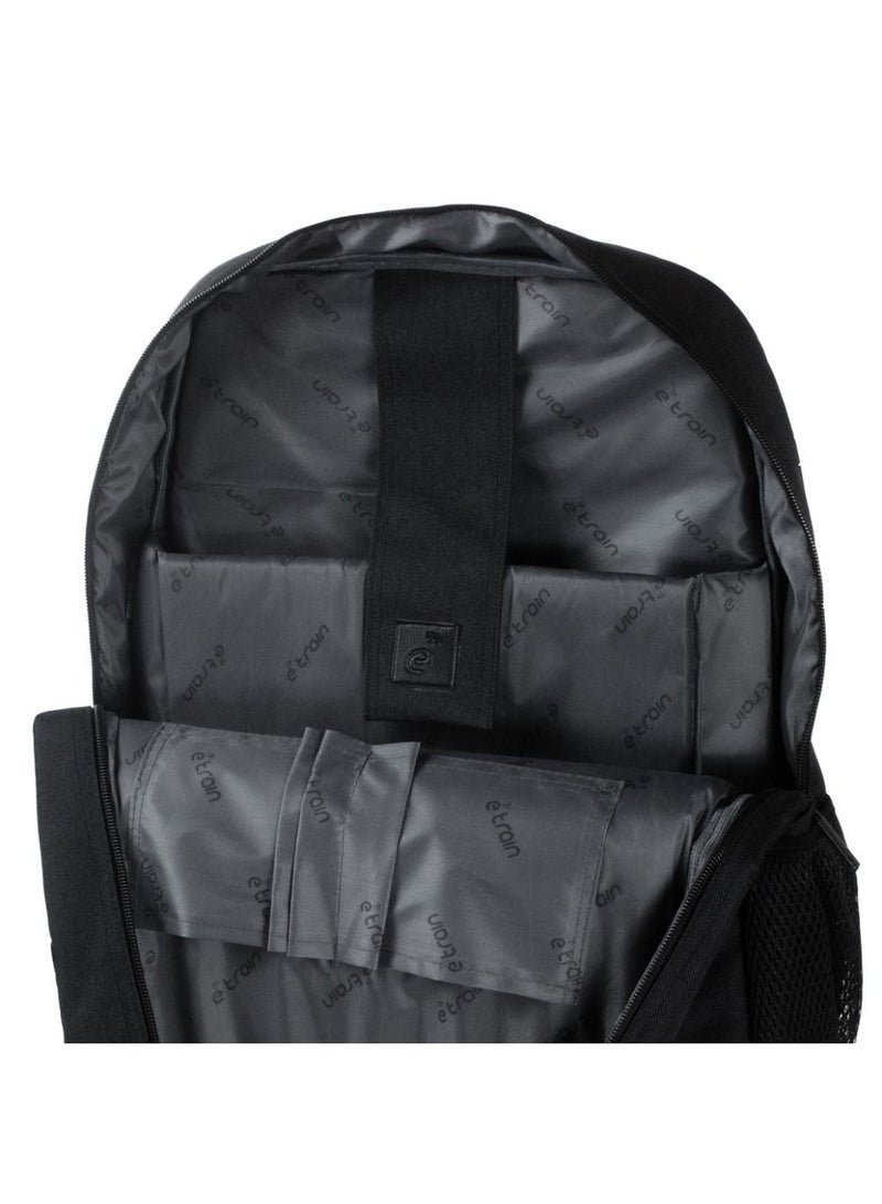 Etrain BG02B Backpack Bag Fit Up to 15.6" - Black - Image 4