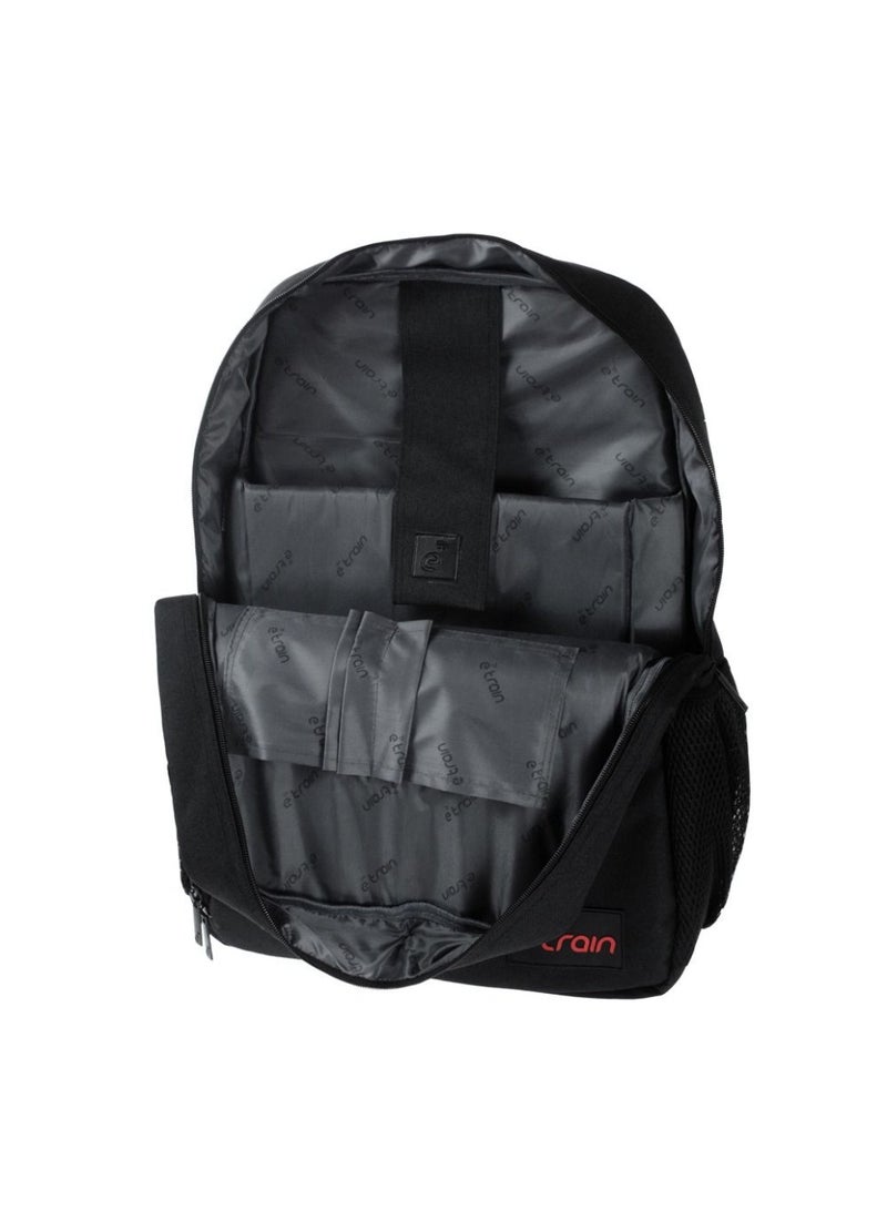 Etrain BG02B Backpack Bag Fit Up to 15.6" - Black - Image 5