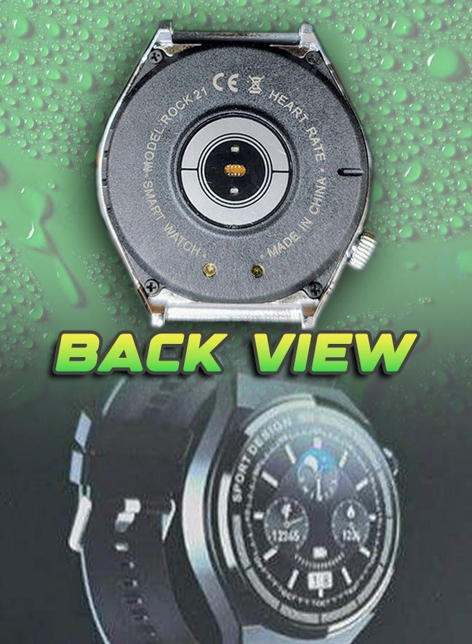 Brandcode All-Day Fitness and Health Tracker with Bluetooth Calling | Customizable HD Touchscreen | Custom Watch Faces | 4 Interchangeable Bands Including Stainless Steel Strap | Water-Resistant | Long Battery Life (Up to 3 Days) for Android and iOS - Perfect for Men and Women | Business, and Sports - Image 5