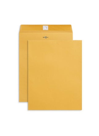 100 10” X 13” Clasp Envelopes With Gummed Seal Large Clasp Mailing Envelopes Made From 28Lb Kraft Paper For Mailing Larger Papers Or Magazine Bulk 100 Pack - pzsku/Z4CDD27DC87BC4186780EZ/45/_/1721910962/76fdf7b3-0b0e-4724-8888-bb9cd1a29f9d