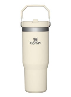 Stanley Stanley IceFlow Stainless Steel Tumbler - Vacuum Insulated Water Bottle for Home, Office or Car Reusable Cup with Straw Leak Resistant Flip Cold 30oz (Cream)  - Image 1
