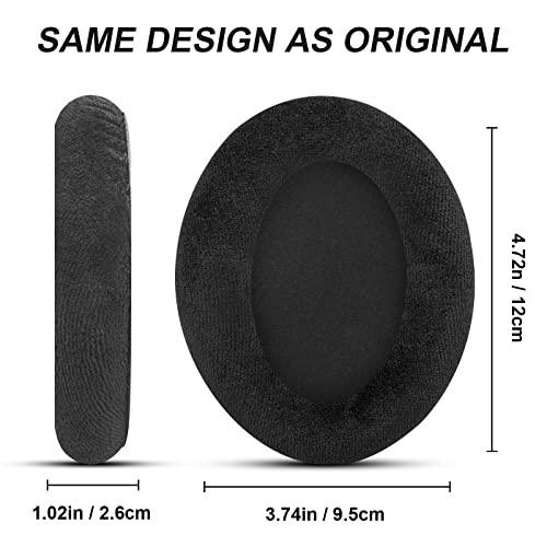 G GVOEARS Gvoears Replacement Earpads for Sennheiser HD650/HD600/HD660S/HD545/HD525/HD535 Headphones, Ear Pads Cushions Also Compatiable with Massdrop X HD6XX/HD58X and HD580/HD565 Jubilee Headphones(Velour) - Image 3