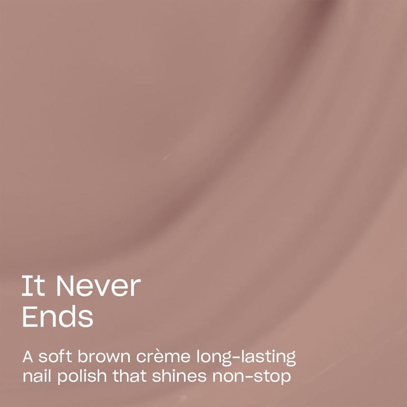 OPI Infinite Shine It Never Ends | Opaque Dark Brown CrÃ¨me Long Wear Gel Like Nail Polish | Vegan, Long Lasting, Streak Free - Image 3