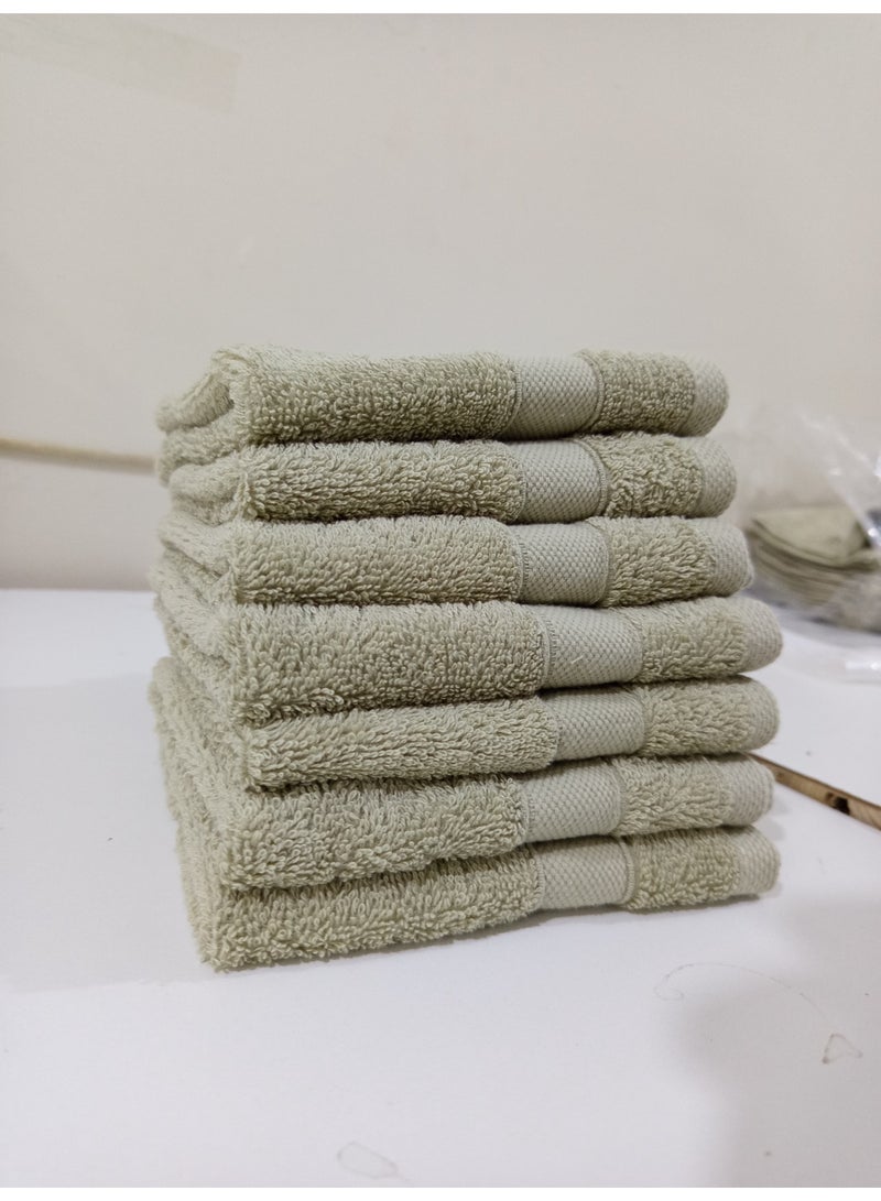 TM Home 30*30 Luxury Hotel Towels  – 100% Egyptian Cotton – Soft, Absorbent, and Durable - Image 3