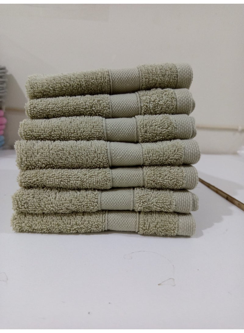 TM Home 30*30 Luxury Hotel Towels  – 100% Egyptian Cotton – Soft, Absorbent, and Durable - Image 2