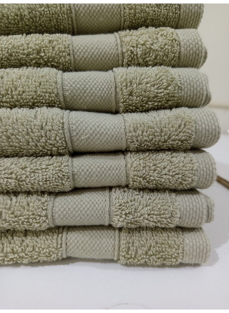 TM Home 30*30 Luxury Hotel Towels  – 100% Egyptian Cotton – Soft, Absorbent, and Durable - Image 1