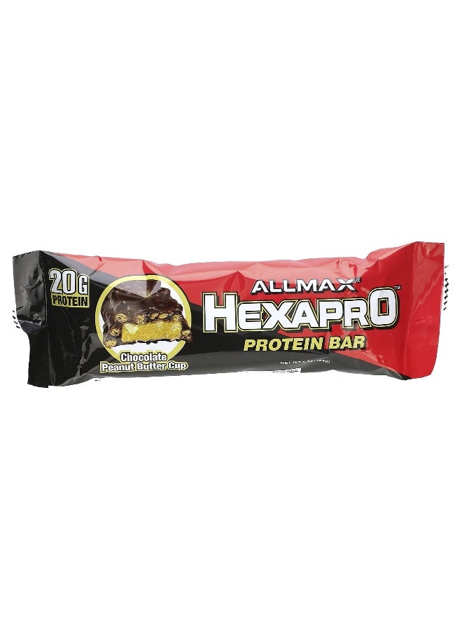 Allmax ALLMAX, Hexapro™, Protein Bar, Chocolate Peanut Butter Cup, 1.9 oz (54 g)  - Image 1