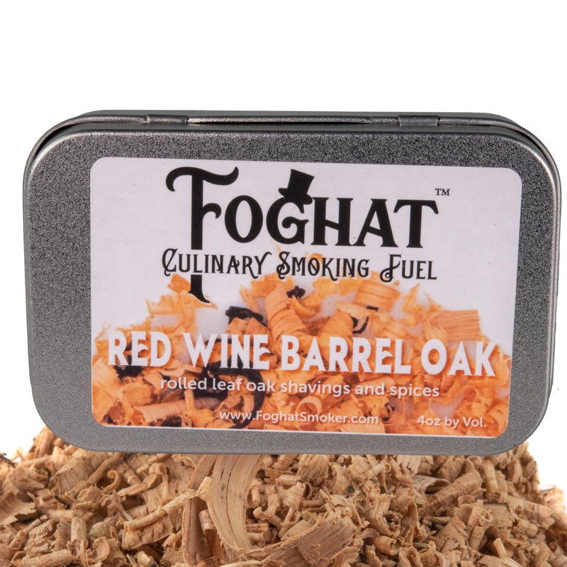 Cocktail Smoker Wood Chips 4oz Red Wine Barrel Oak Shavings for Smoker Whiskey Drink Infuser Kit Culinary Wood Smoking Chips for Hand Held Food Smoke Gun Bourbon Drink Glass Smoker
