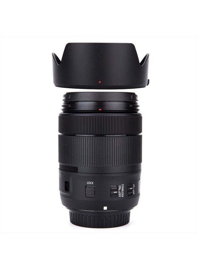 JJC Reversible Lens Hood Shade Protector EW-73D Replacement for Canon EF-S 18-135mm F3.5-5.6 is USM (Fits 18-135mm USM Only) & for Canon RF 24-105mm F4-7.1 is STM Lens - Image 5