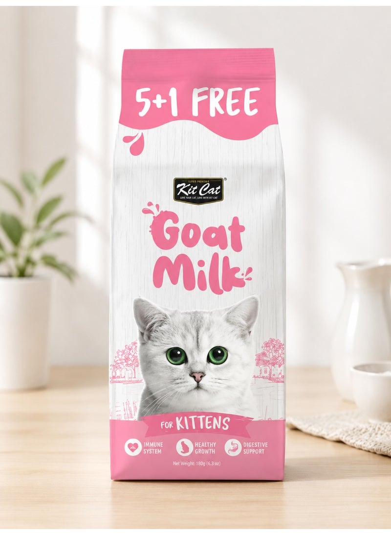 Super Premium Goat Milk for Kittens (6 Weeks+) – 5+1 Free Pack