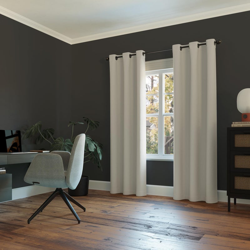 Sun Zero ستارة شمس زيرو إيستون لتوفير الطاقة، لون أسود، بحلقات، 40" × 120"، لؤلؤي - Image 4