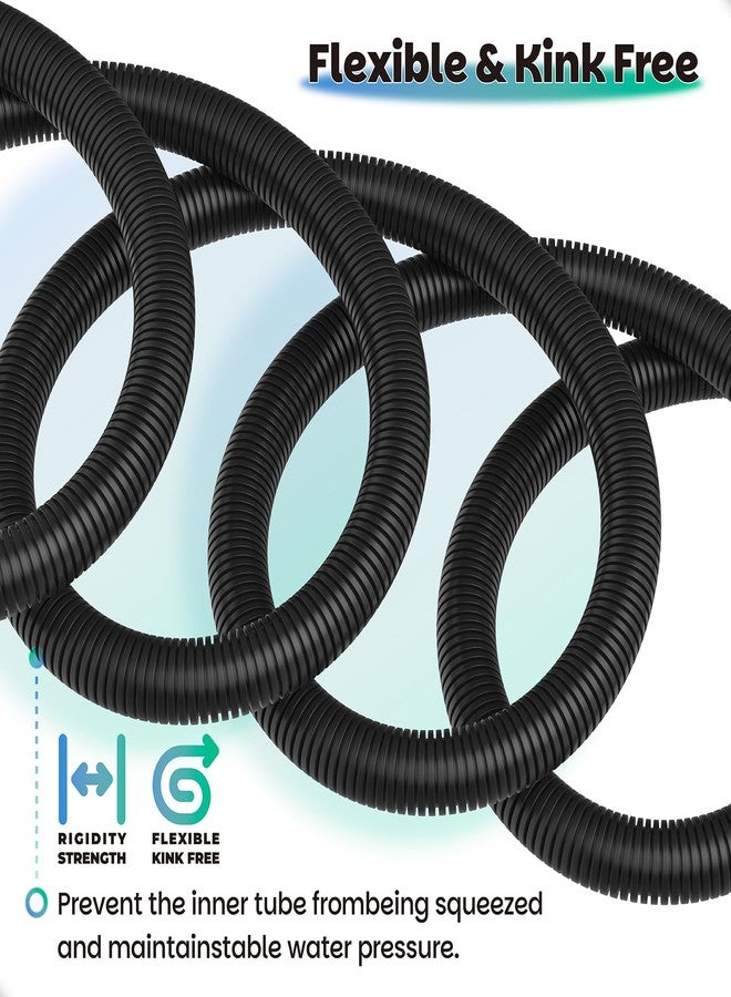Dimakung خرطوم Dimakung A20014 المضلع لفلتر حوض السمك Fluval 106/206/107/207 وأنابيب فلتر العلبة، خرطوم نظام ترشيح حوض السمك مع مشابك لملحقات Fluval - 8.5 قدم، 14.5 مم - Image 4