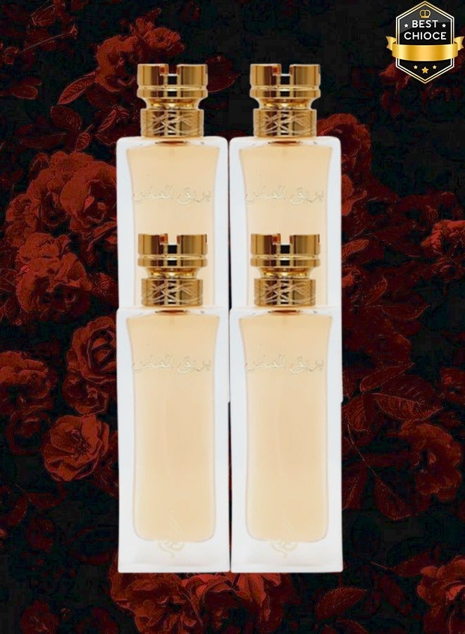 بارق 4 قطع عطر بريق الماس للنساء 100 مل - Image 1