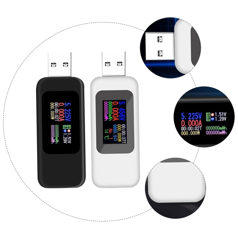 USB Voltage Current Tester Monitor 1 Piece Accurate Digital Voltmeter Ammeter - Image 3
