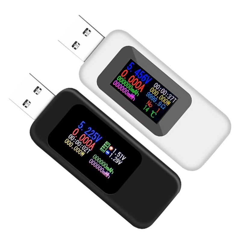 USB Voltage Current Tester Monitor 1 Piece Accurate Digital Voltmeter Ammeter - Image 1