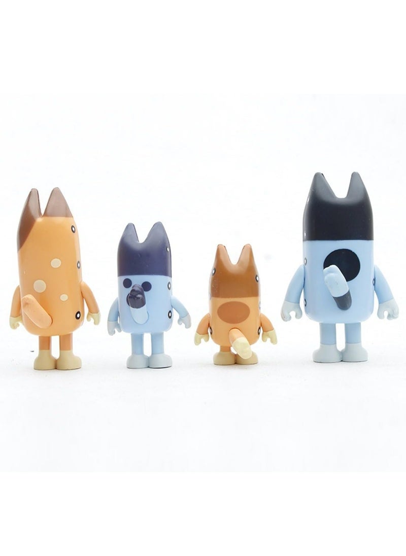 Beyond Basics - Beyond Basics Character 8Pack Action Figure 6 to 8cm Action Toys Family With Coco Muffin Snickers and Rusty Action Figure Gift. - Image 1