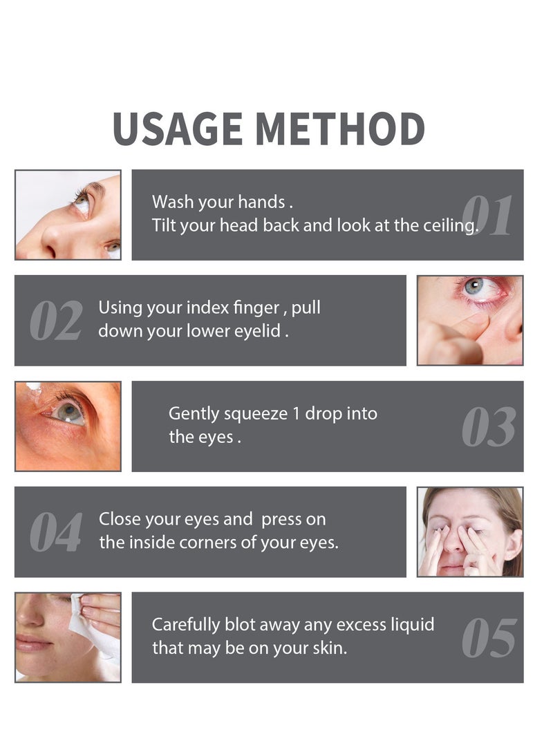 SOUTH MOON Redness Reliever Eye Drops, For Whiter & Brighter Looking Eyes, 0.25 Fl Oz (7.5 mL) - Image 5