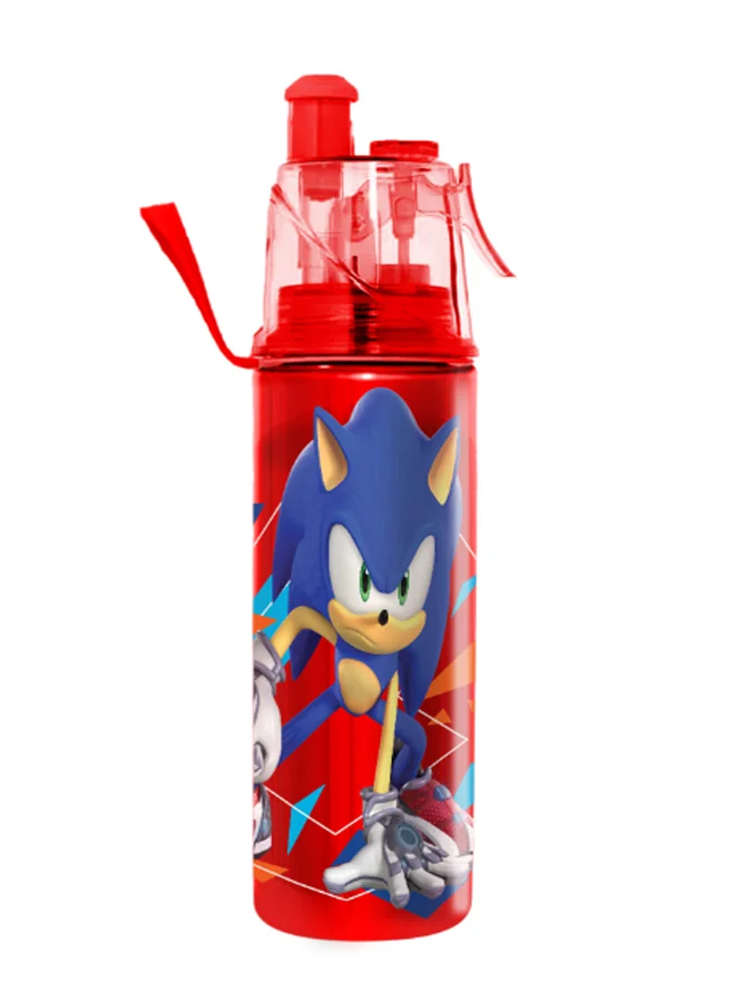 First Kid Sonic Prime Kids Drinking Water Bottle Red and Blue 600 ml 112-91-107