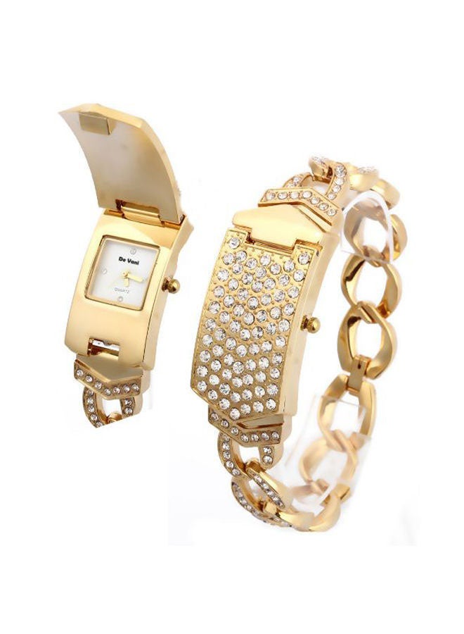 De Vani Women's Stainless Steel Analog Wrist Watch - Image 1